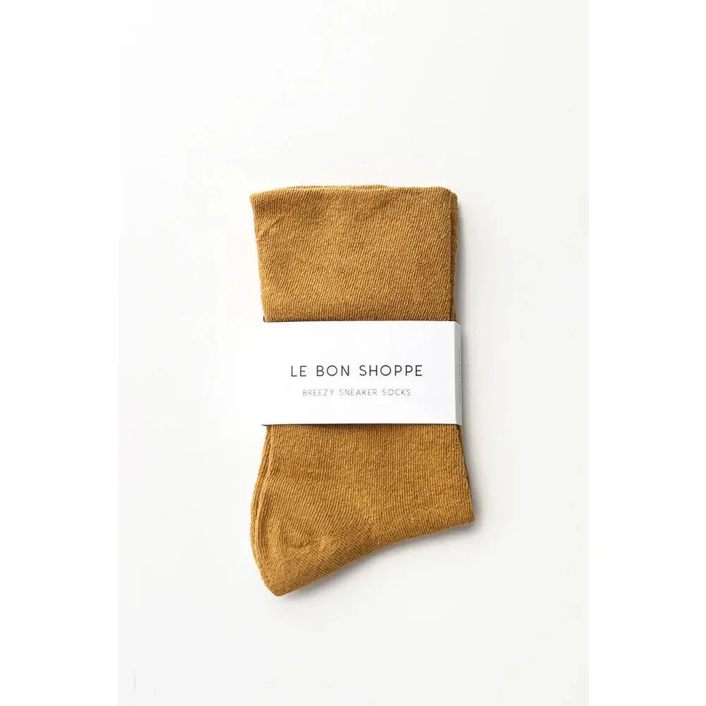 Le Bon Shoppe - Breezy Sneaker Socks | Goldenrod